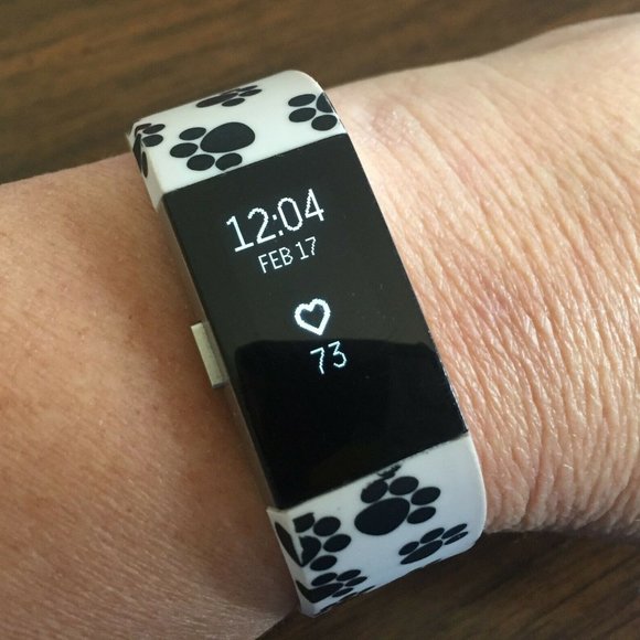 Fitbit Other - Fitbit Charge 2 Fitness Tracker- S Paw Print band